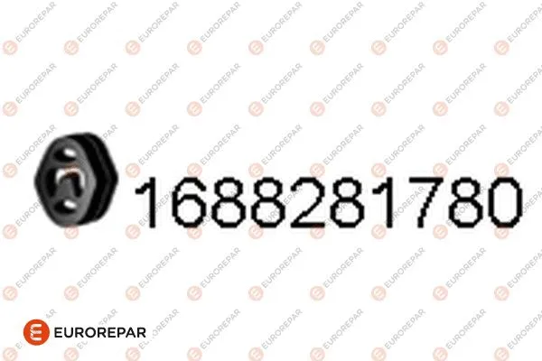 Rubber Strip, exhaust system (1688281780)