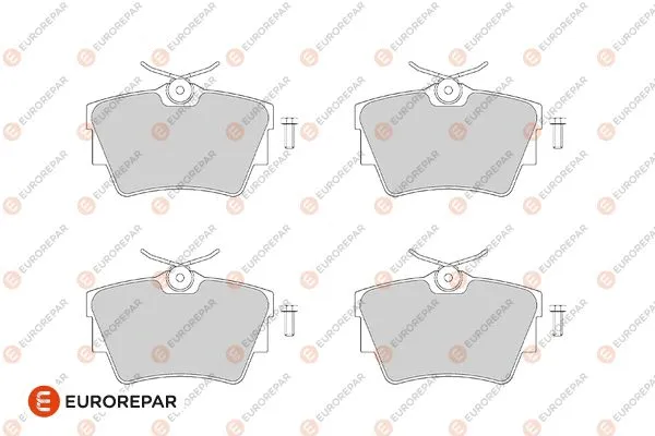 Brake Pad Set, disc brake (1682316480)