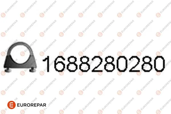 Clamping Piece, exhaust system (1688280280)