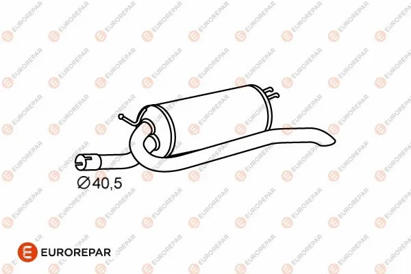 Rear Muffler (E12839P)