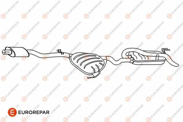 Rear Muffler (E12802F)