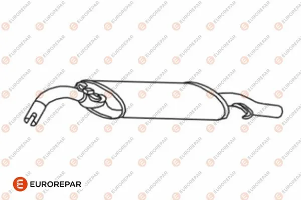 Rear Muffler (E12818G)
