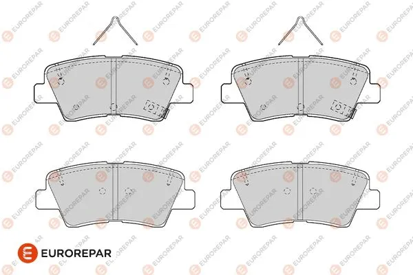 Brake Pad Set, disc brake (1682312780)