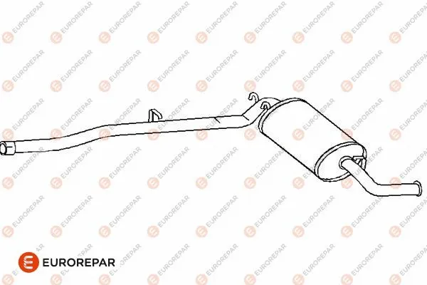 Rear Muffler (E12801N)