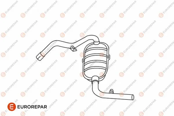 Rear Muffler (E12898K)