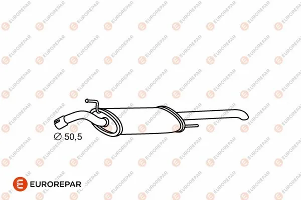 Rear Muffler (E12831H)