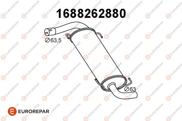 Rear Muffler (1688262880)