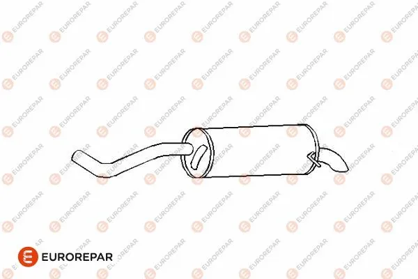 Rear Muffler (E12808G)