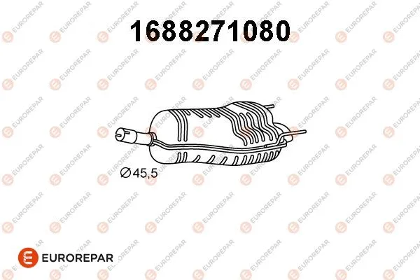 Rear Muffler (1688271080)