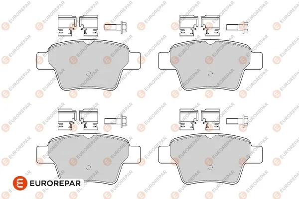 Brake Pad Set, disc brake (1682322080)