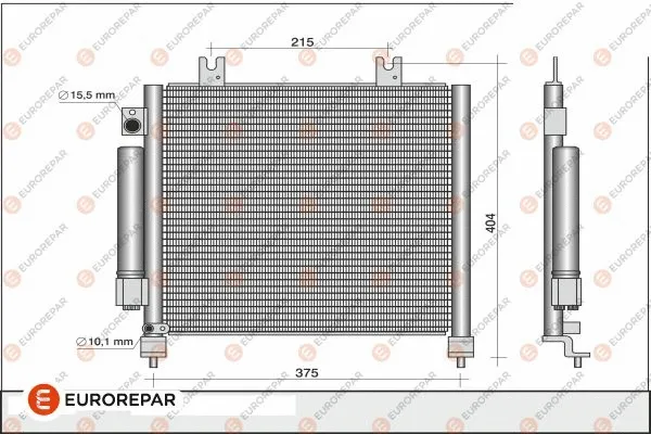 Condenser, air conditioning (1610160480)