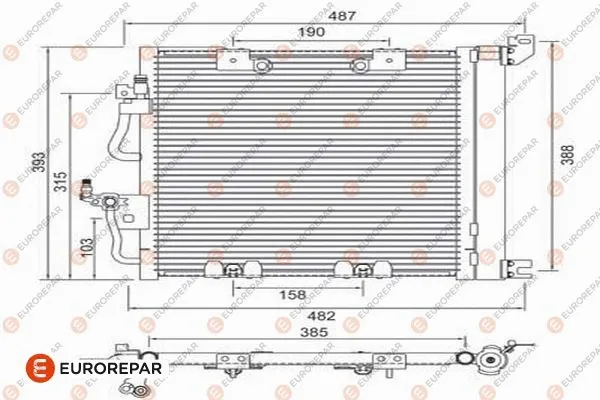 Condenser, air conditioning (1610160680)