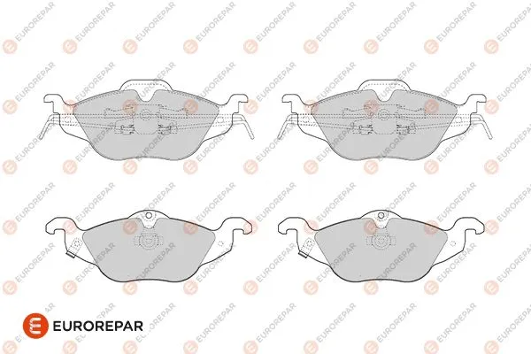 Brake Pad Set, disc brake (1686268680)