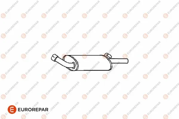 Rear Muffler (E12823P)