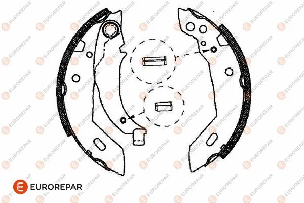 Brake Shoe Set (1643185280)