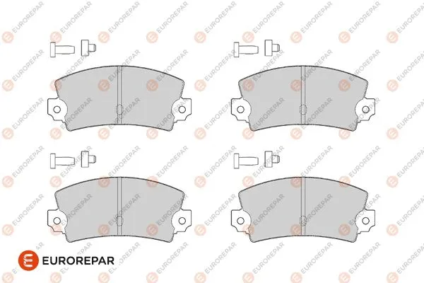 Brake Pad Set, disc brake (1686277280)