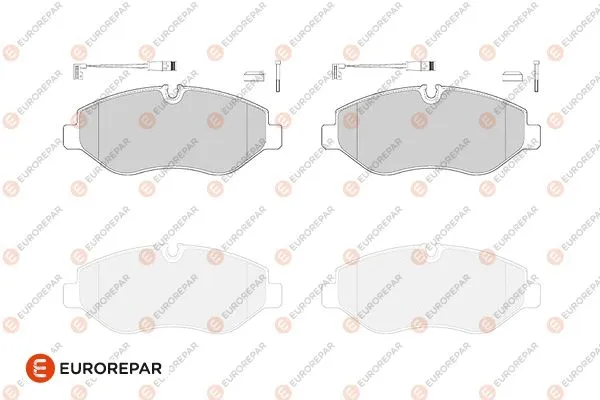 Brake Pad Set, disc brake (1686268180)