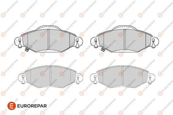 Brake Pad Set, disc brake (1686266180)