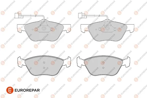 Brake Pad Set, disc brake (1686274480)