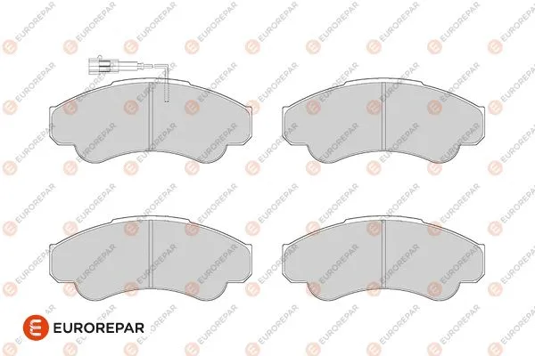 Brake Pad Set, disc brake (1686274780)