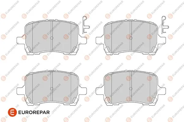 Brake Pad Set, disc brake (1686280080)
