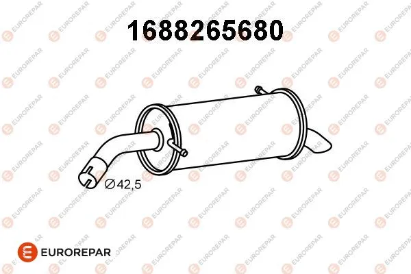 Rear Muffler (1688265680)