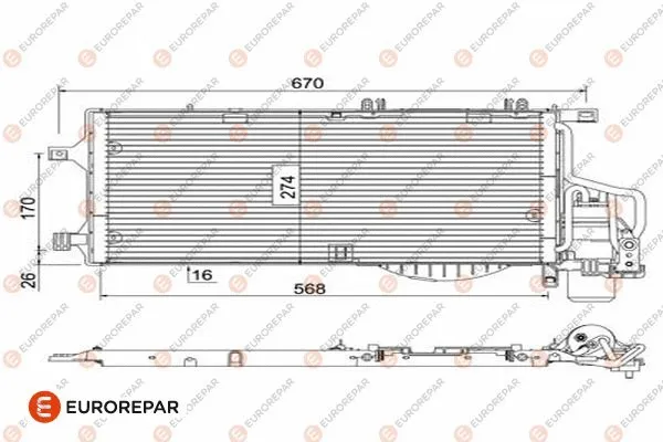 Condenser, air conditioning (1610160980)