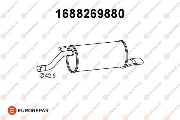 Rear Muffler (1688269880)