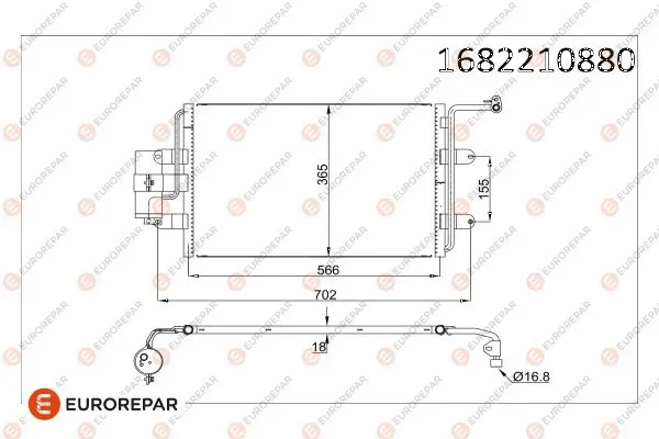 Condenser, air conditioning (1682210880)