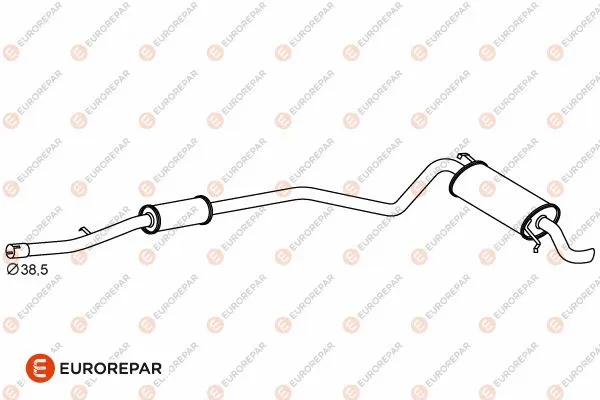 Rear Muffler (E12805F)