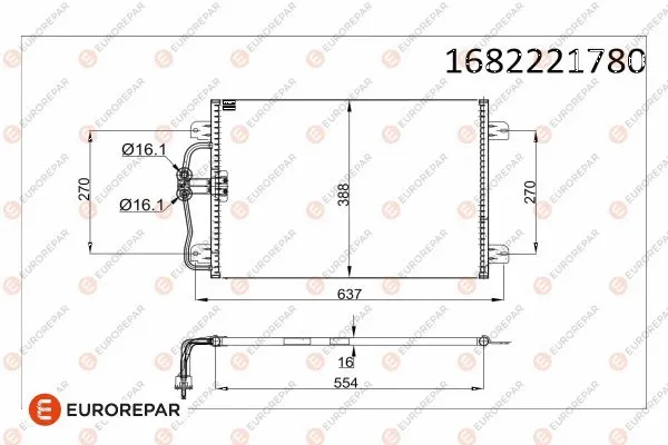 Condenser, air conditioning (1682221780)