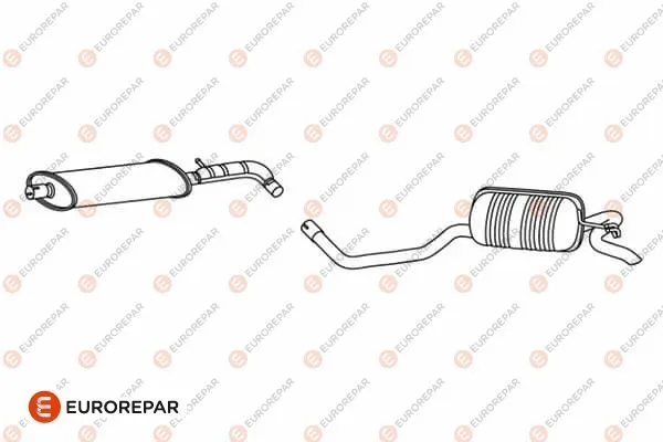 Rear Muffler (E12855A)