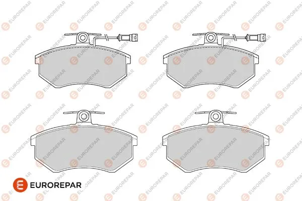 Brake Pad Set, disc brake (1686271380)