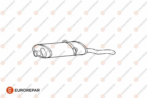 Rear Muffler (E12868G)