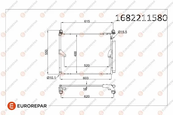 Condenser, air conditioning (1682211580)