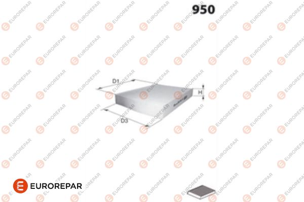Filter, cabin air (1694145780)