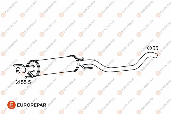 Front Muffler (1609218080)