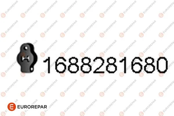 Rubber Strip, exhaust system (1688281680)