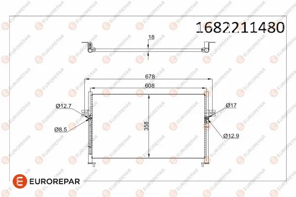 Condenser, air conditioning (1682211480)