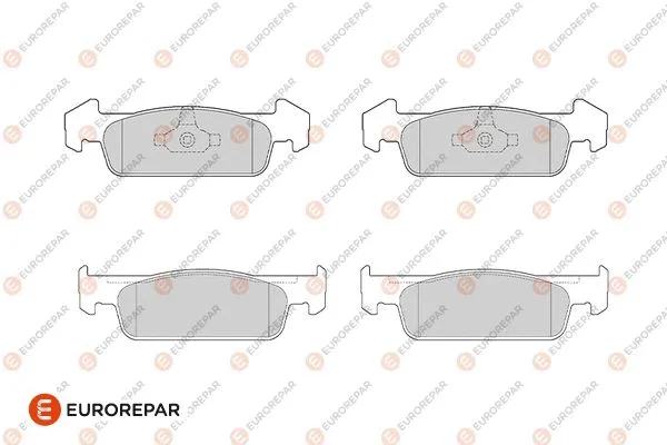 Brake Pad Set, disc brake (1682313780)