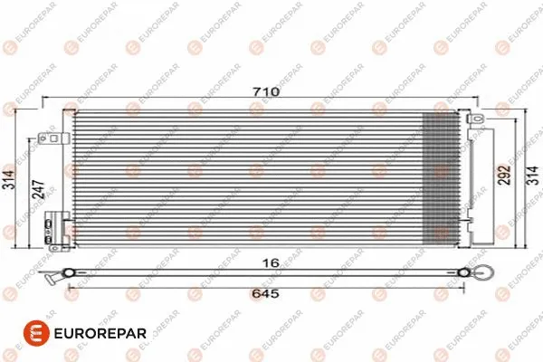 Condenser, air conditioning (1610160280)