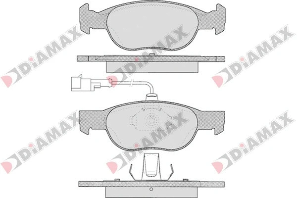 Brake Pad Set, disc brake (N09205)