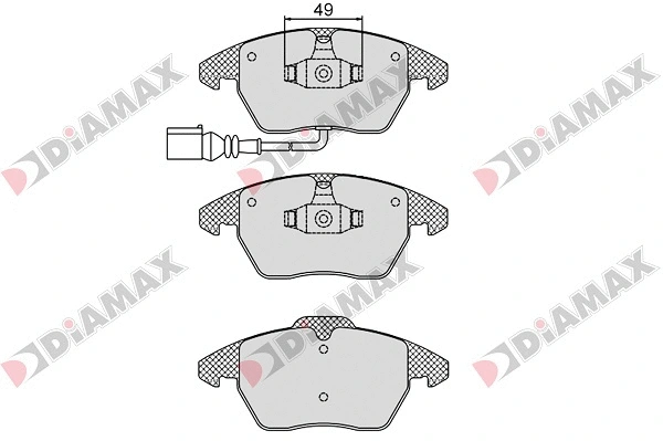 Brake Pad Set, disc brake (N09025)