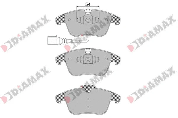 Brake Pad Set, disc brake (N09122)