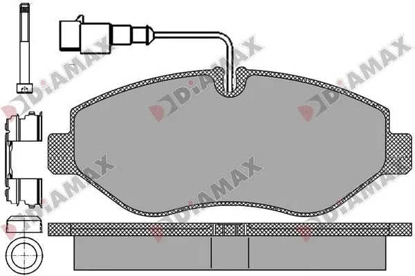 Brake Pad Set, disc brake (N09837)