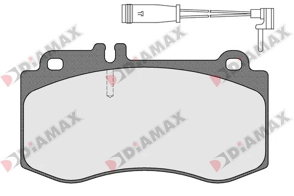 Brake Pad Set, disc brake (N09501A)