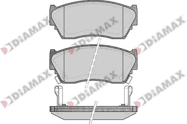 Brake Pad Set, disc brake (N09806)