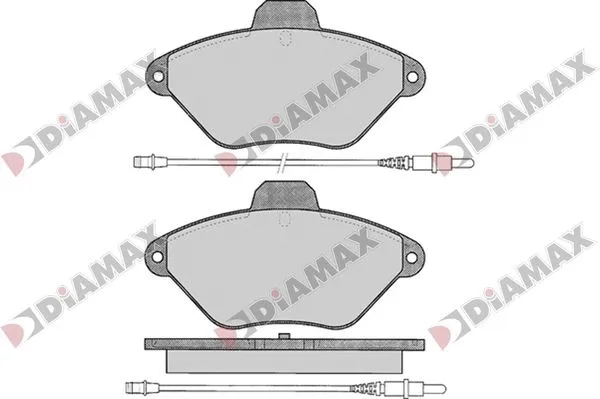 Brake Pad Set, disc brake (N09803)