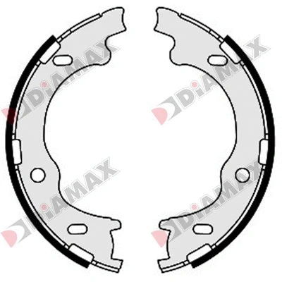 Brake Shoe Set, parking brake (N01364)