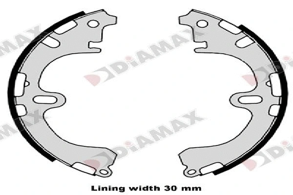 Brake Shoe Set (N01411)